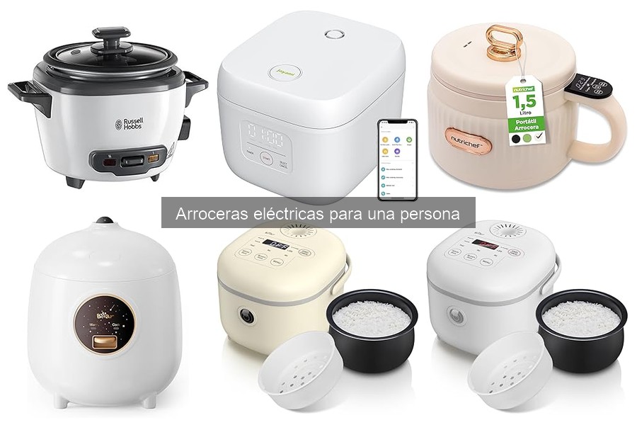 Funciones adicionales de arroceras eléctricas para una persona