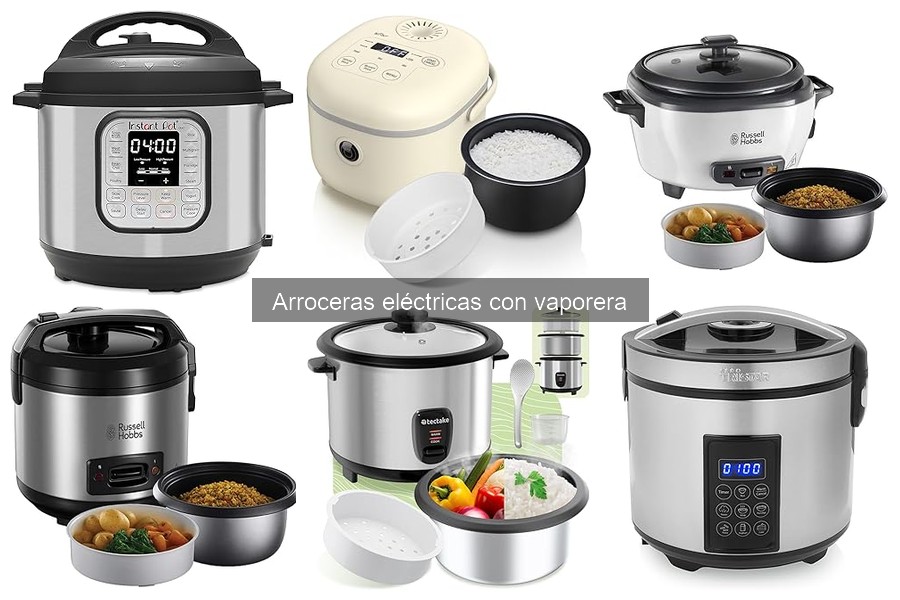 Funciones Adicionales en Arroceras Eléctricas con Vaporera