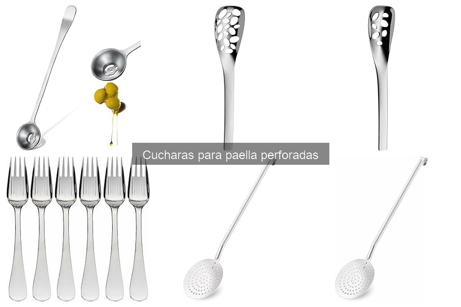 Guía de compra: cucharas para paella perforadas