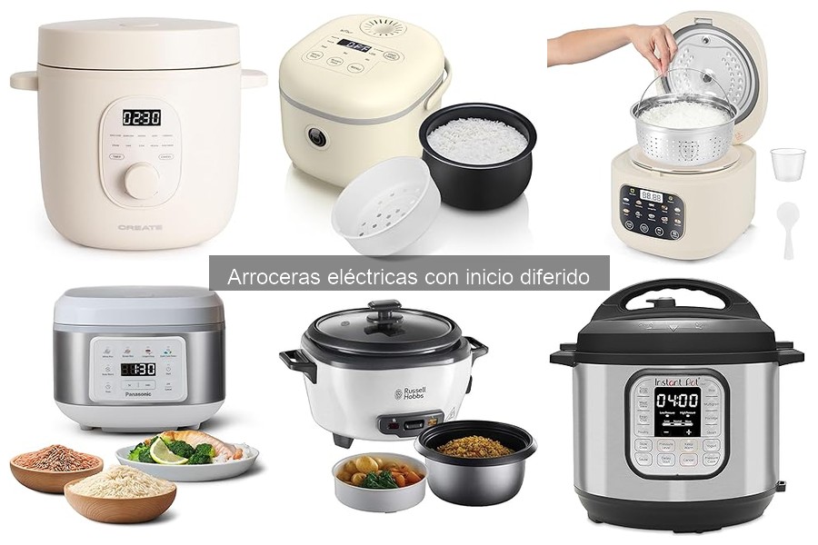 Guía de compra de arroceras eléctricas con inicio diferido