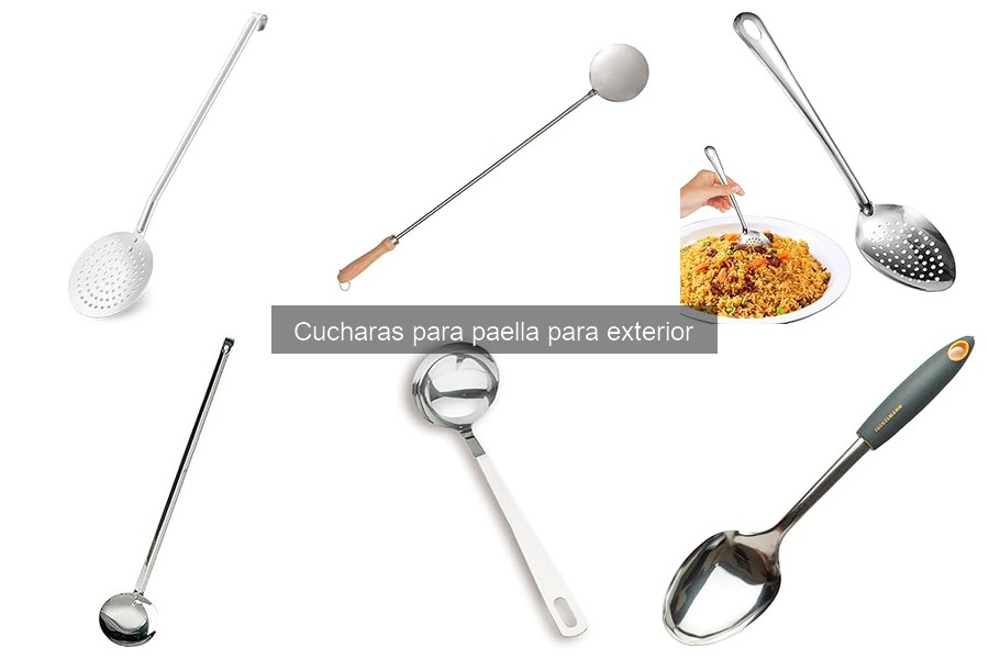 Guía de compra de cucharas para paella para exterior