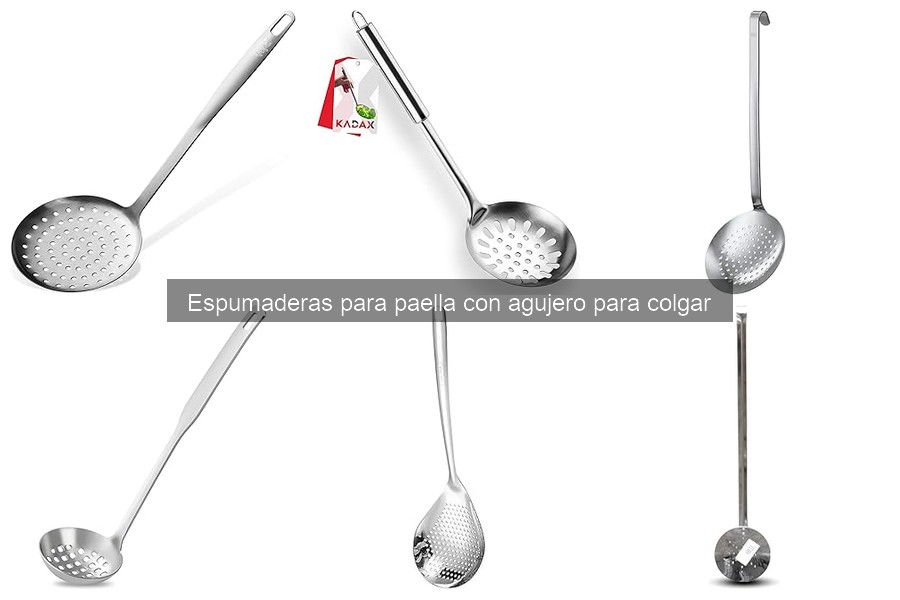 Guía de compra de espumaderas para paella con agujero