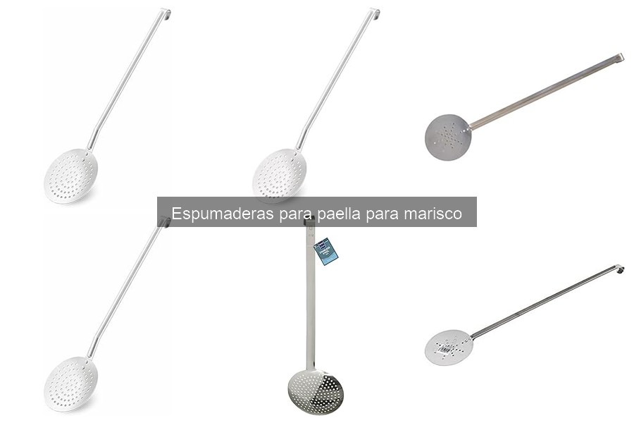 Guía de compra de espumaderas para paella y marisco