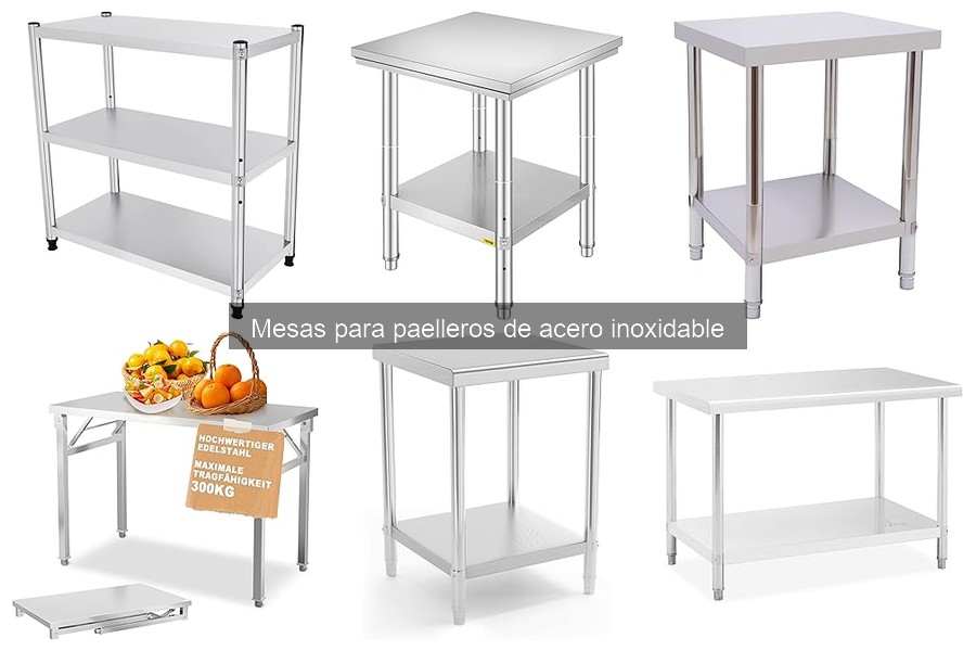 Guía de compra de mesas para paelleros de acero inoxidable