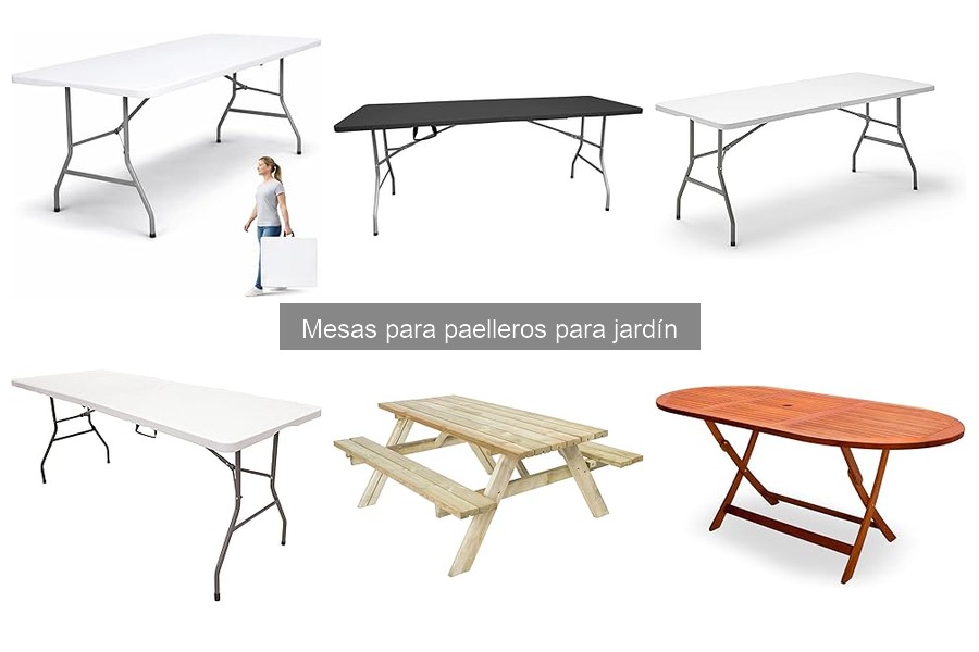 Guía de Compra de Mesas para Paelleros en Jardín