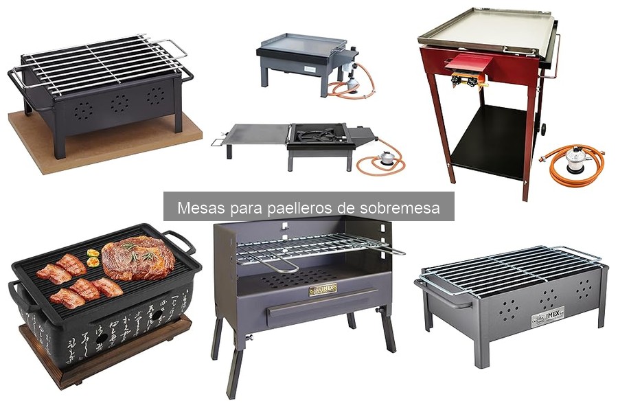 Guía de compra: Mesas para paelleros de sobremesa