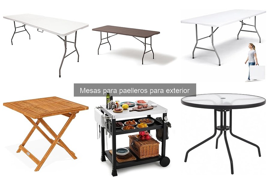 Guía de instalación de mesas para paelleros exteriores