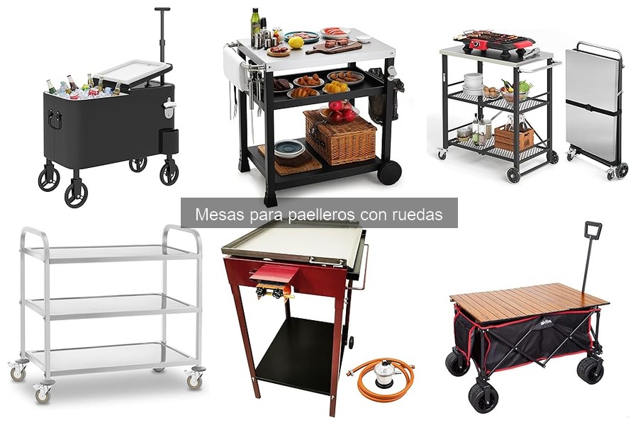 Guía de Instalación para Mesas para Paelleros con Ruedas