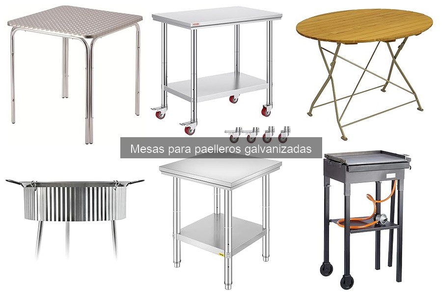 Guía para elegir la mesa para paelleros galvanizada adecuada
