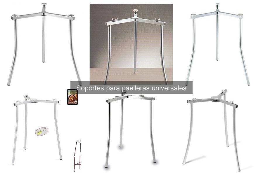 Guía para elegir soportes para paelleras universales