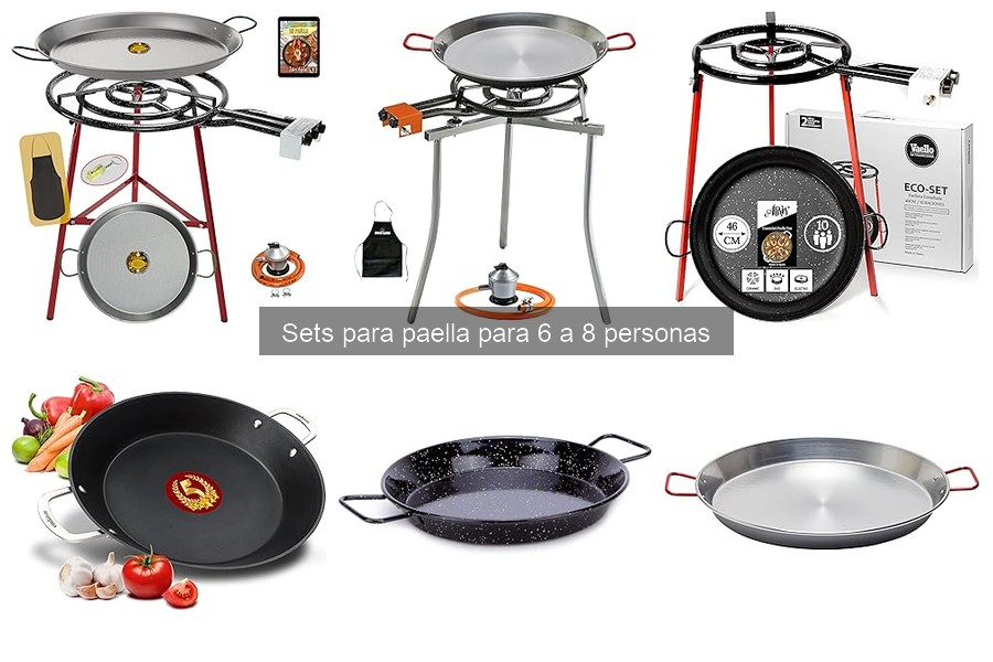 Guía para elegir un set de paella para 6 a 8 personas