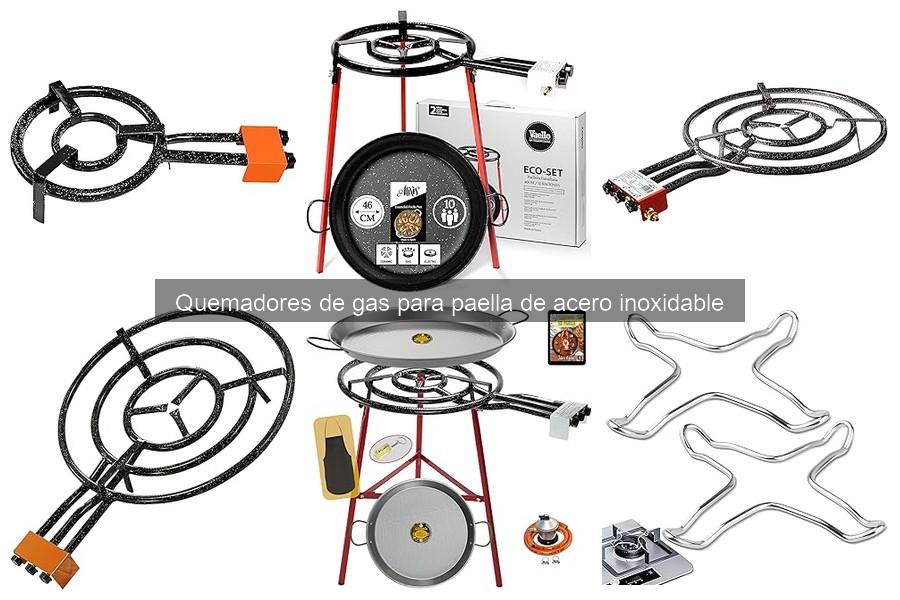 Guía para instalar quemadores de gas para paella de acero inoxidable