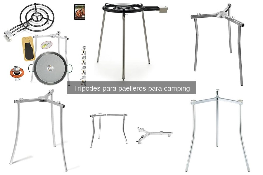 Guía para instalar un trípode de paellero en camping