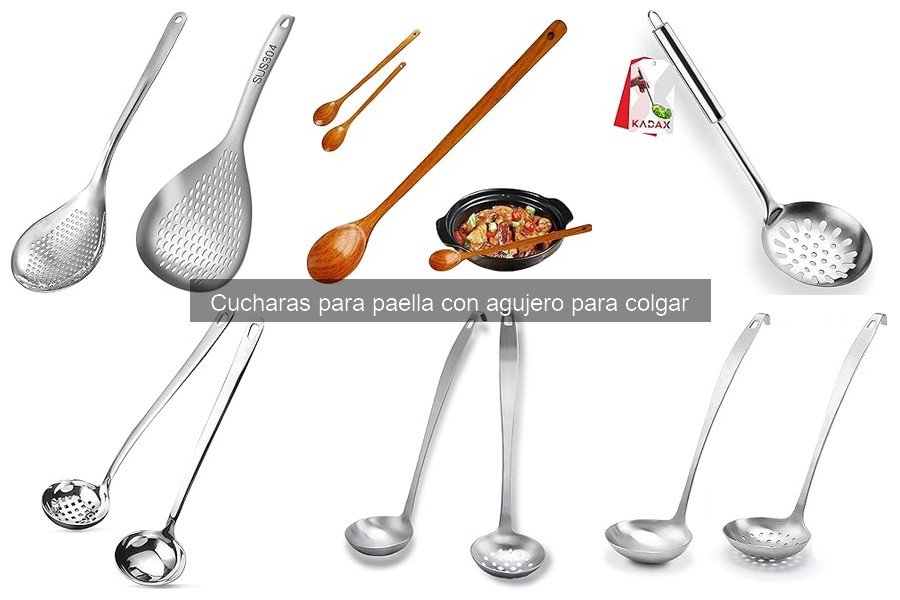 Historias de usuarios sobre cucharas para paella con agujero