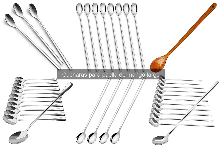Importancia del mango largo en cucharas para paella