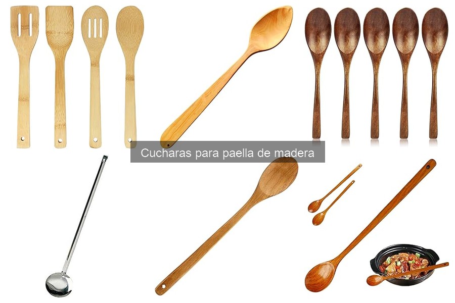 Las mejores cucharas de madera para paella: marcas recomendadas