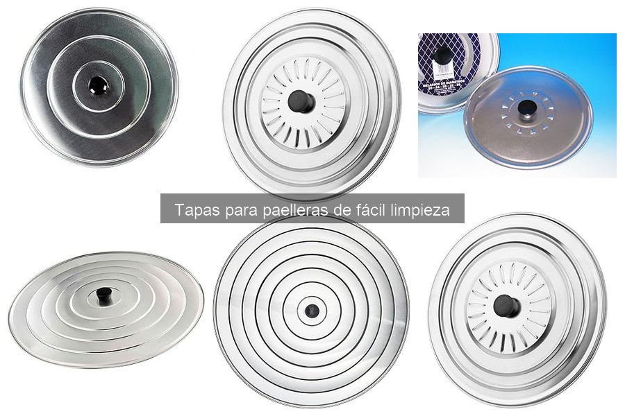 Las mejores tapas para paelleras fáciles de limpiar