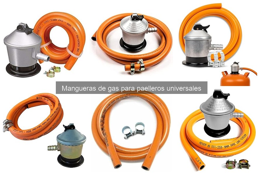Mangueras de gas compatibles con paelleros universales