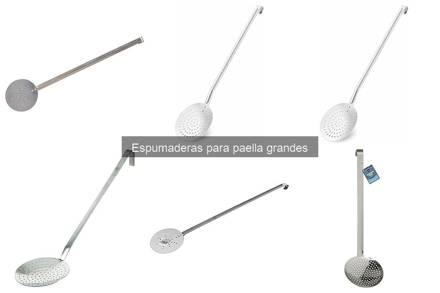 Mantenimiento de espumaderas grandes para paella