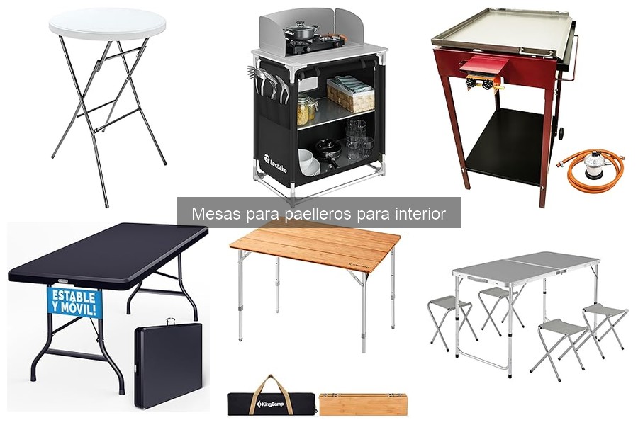 Mantenimiento de mesas para paelleros en interiores
