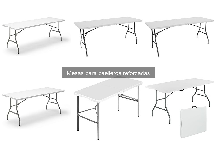 Mantenimiento de mesas para paelleros reforzadas: cuidados claves