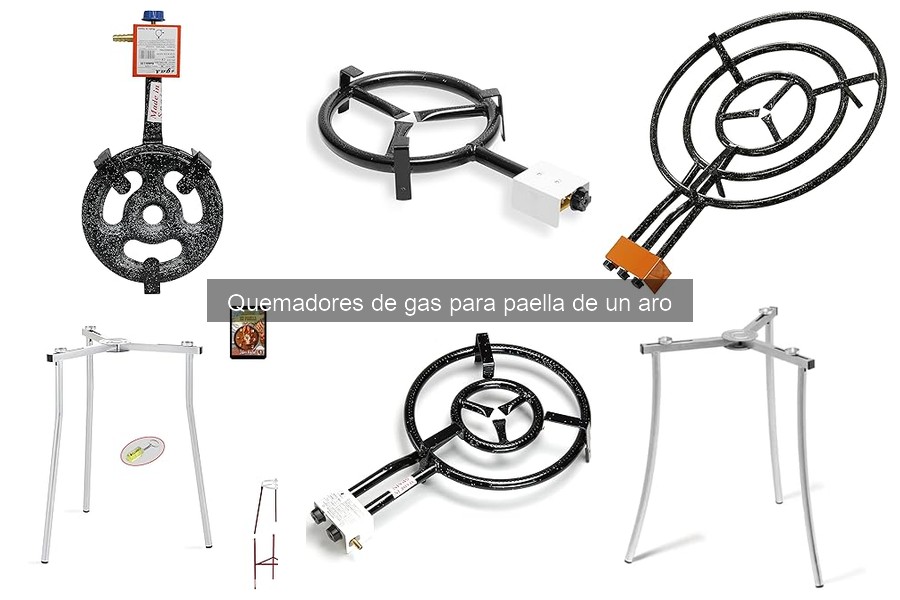 Mantenimiento de quemadores de gas para paella de un aro