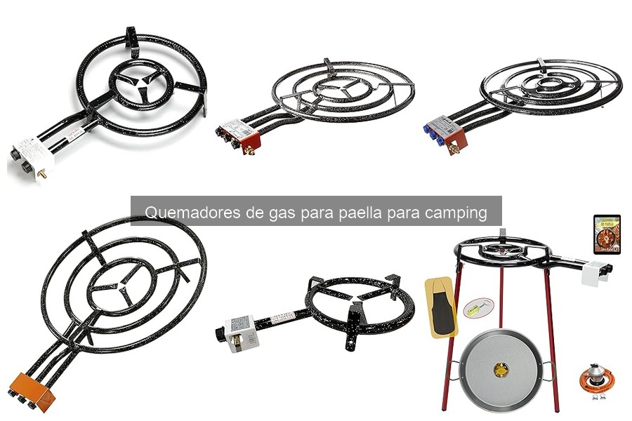 Mantenimiento de quemadores de gas para paella en camping