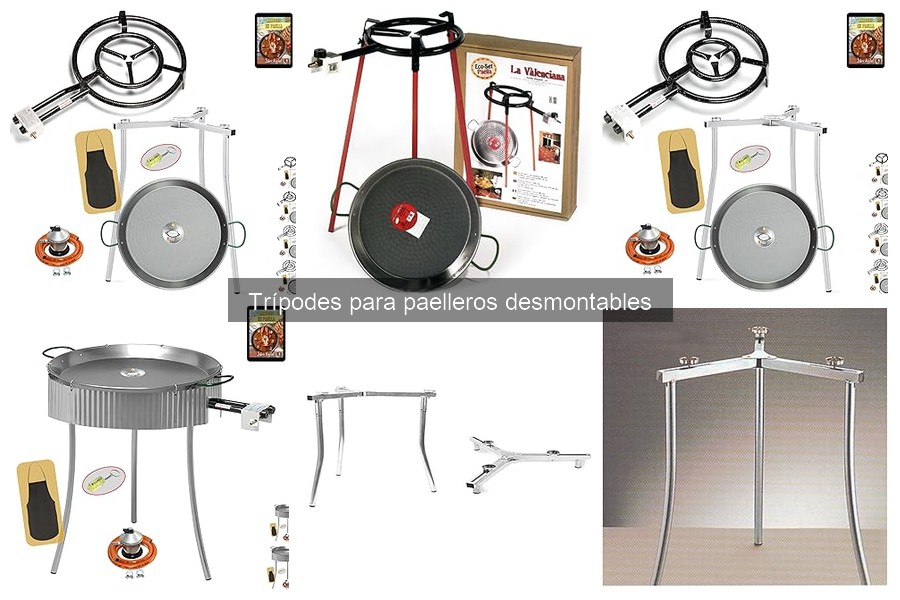 Mantenimiento de trípodes para paelleros desmontables