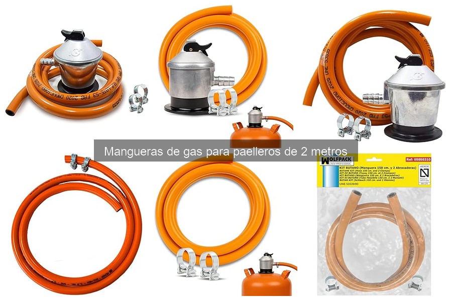 Mantenimiento y cuidado de mangueras de gas para paelleros