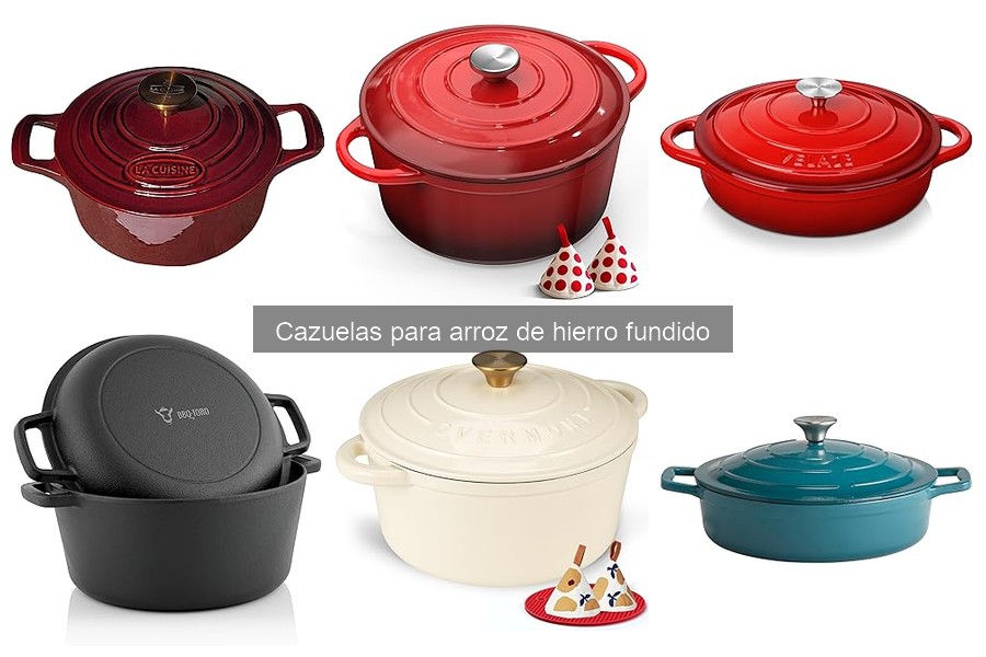 Mantenimiento y limpieza de cazuelas de hierro fundido