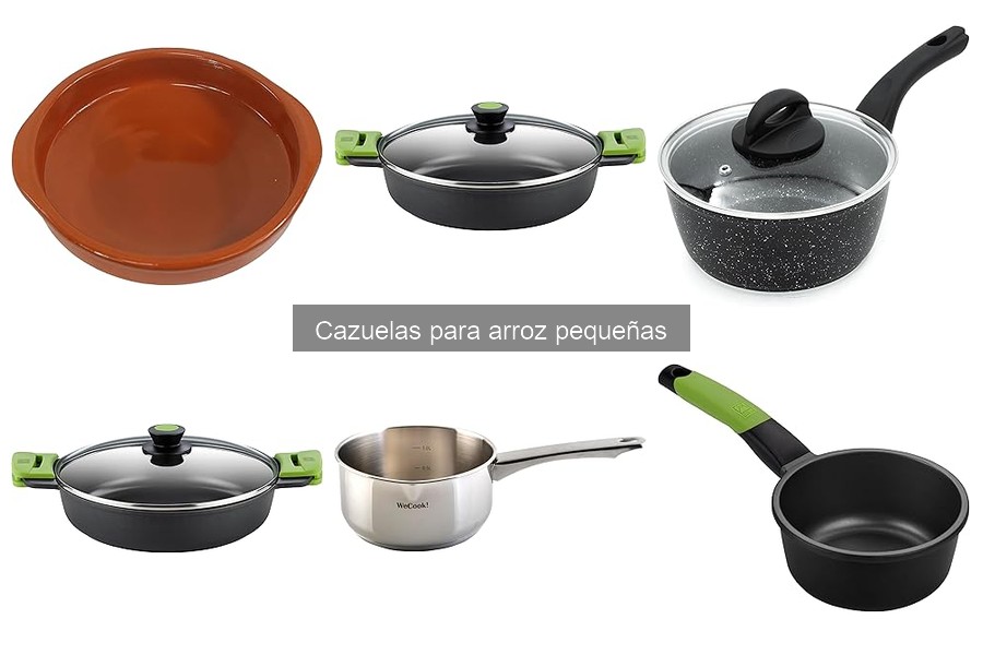 Mantenimiento y limpieza de cazuelas pequeñas para arroz