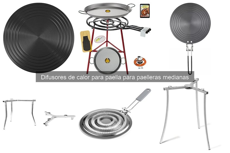 Mantenimiento y limpieza de difusores de calor para paella