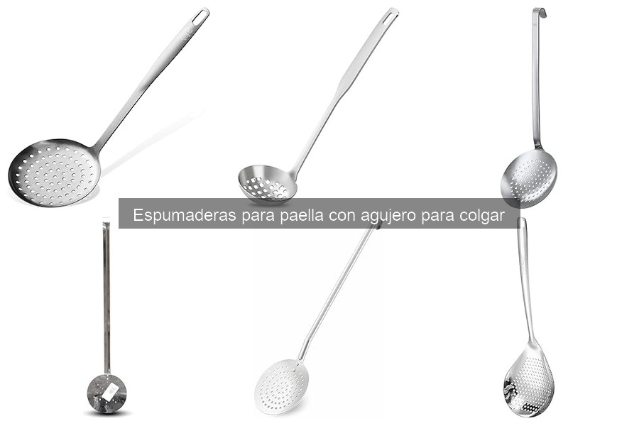 Mantenimiento y limpieza de espumaderas para paella