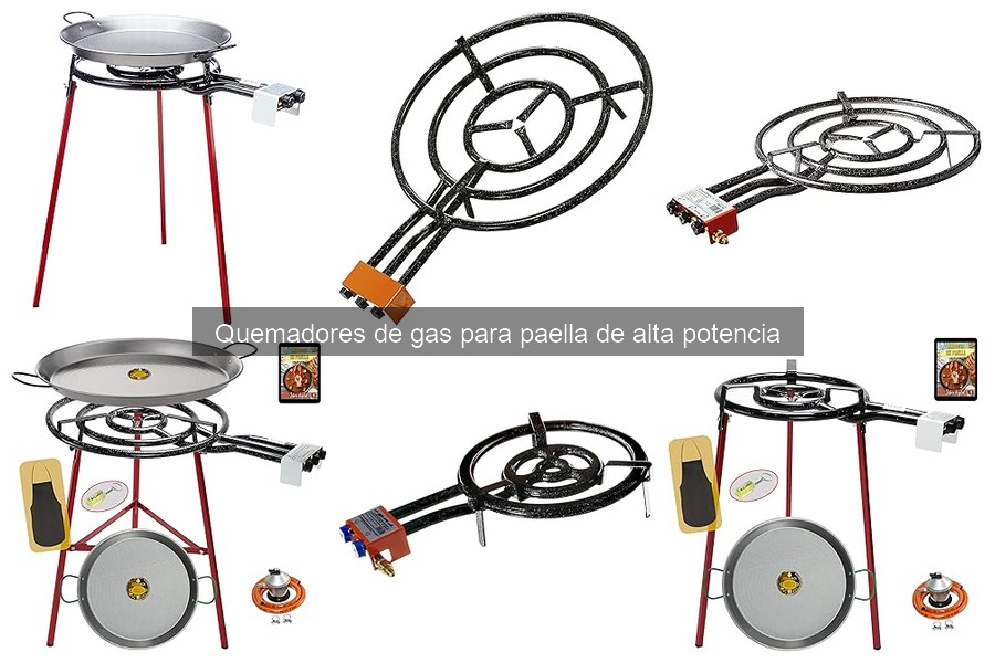 Mantenimiento y limpieza de quemadores de gas para paella