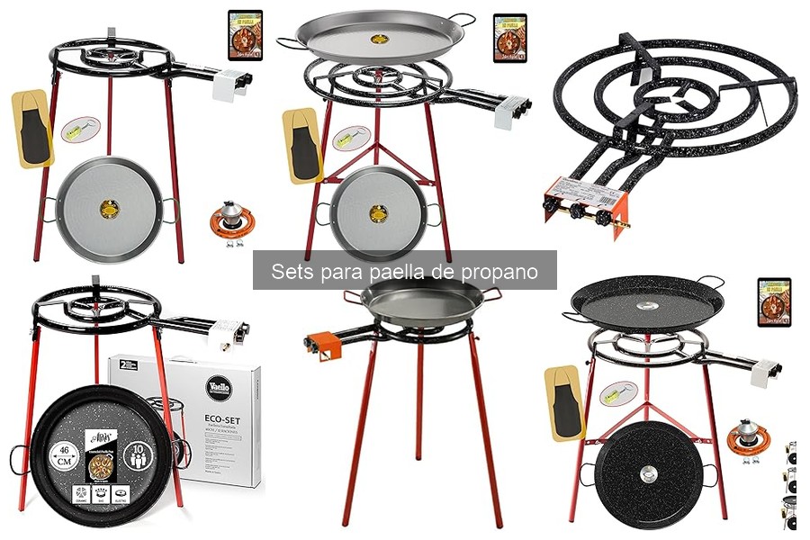 Mantenimiento y limpieza de sets para paella de propano