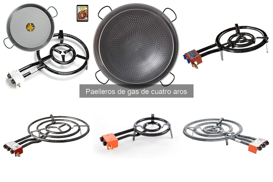 Mantenimiento y limpieza de un paellero de gas de cuatro aros
