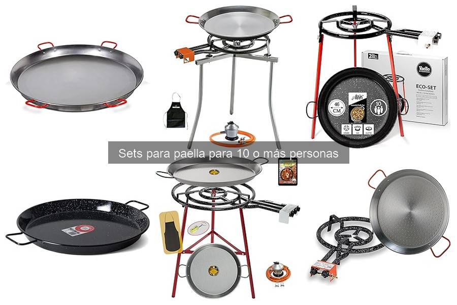 Materiales de los sets para paella y su impacto en la cocción