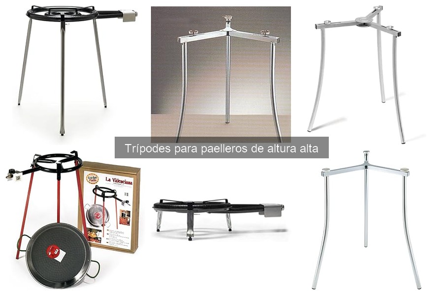 Materiales de trípodes para paelleros: ¿cuál elegir?