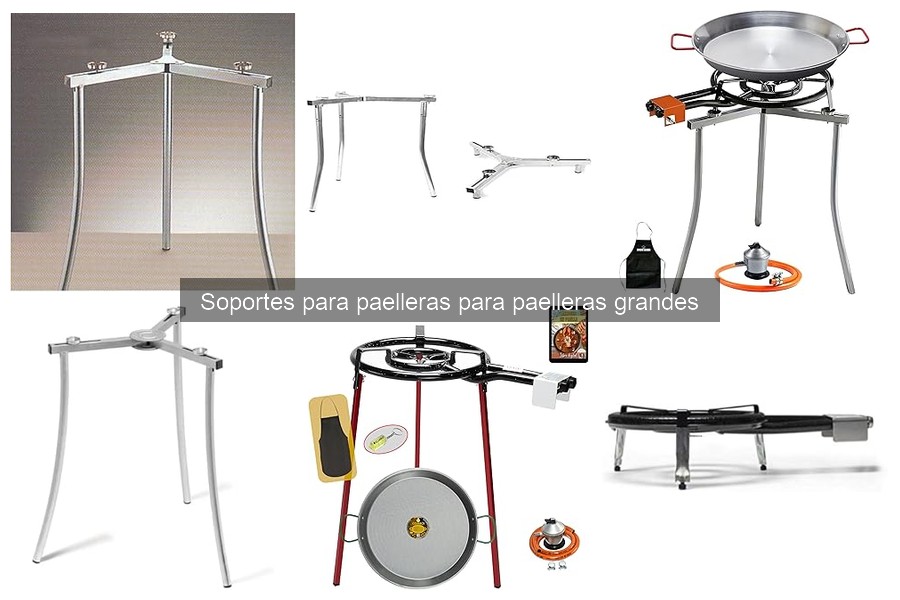 Mejora tu Cocina: Accesorios para Soportes de Paelleras Grandes