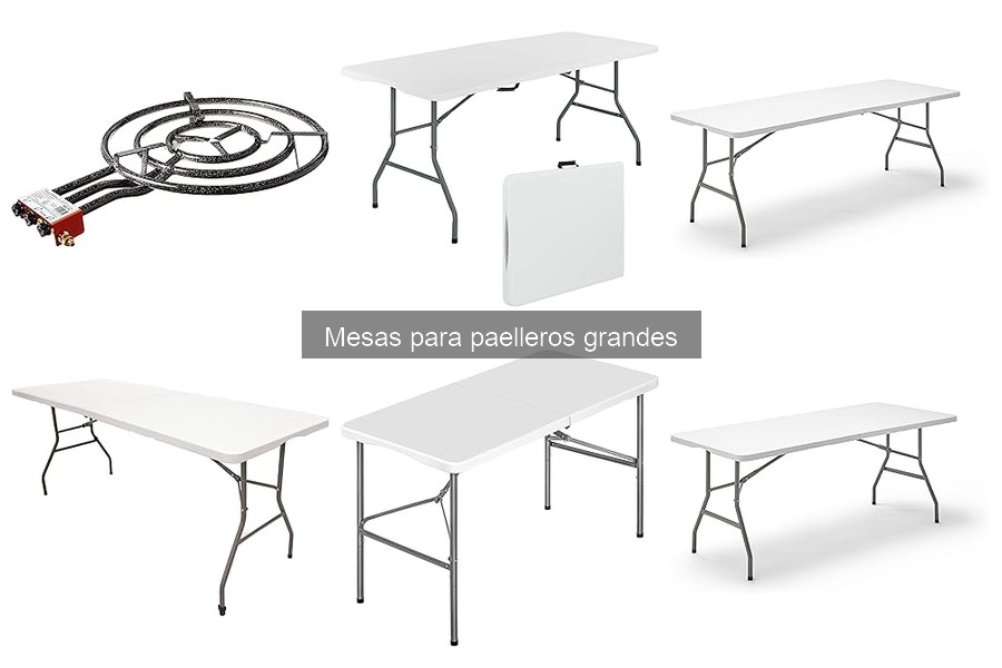Mejores accesorios para mesas de paelleros grandes