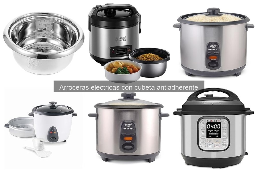 Mejores arroceras eléctricas con cubeta antiadherente 2023