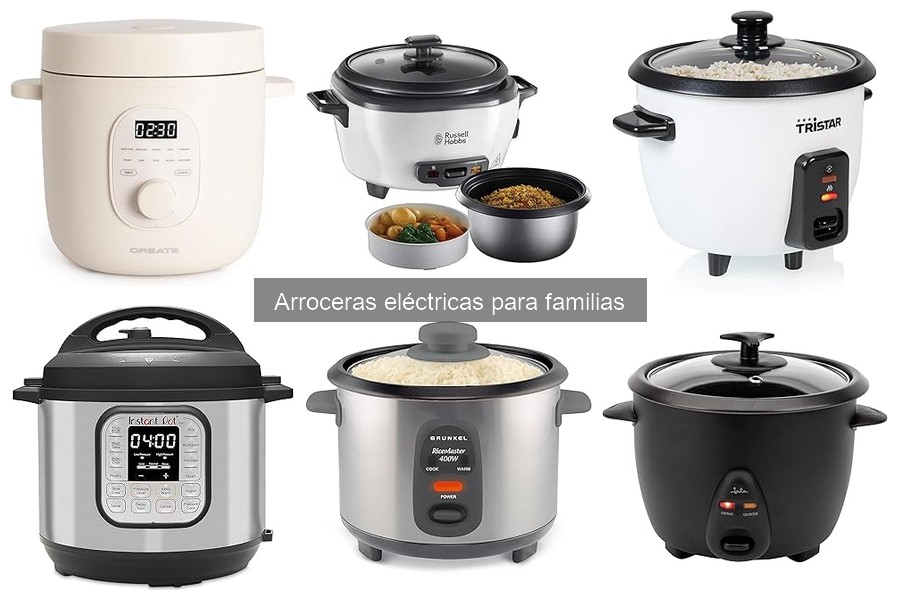 Mejores arroceras eléctricas para familias en 2023