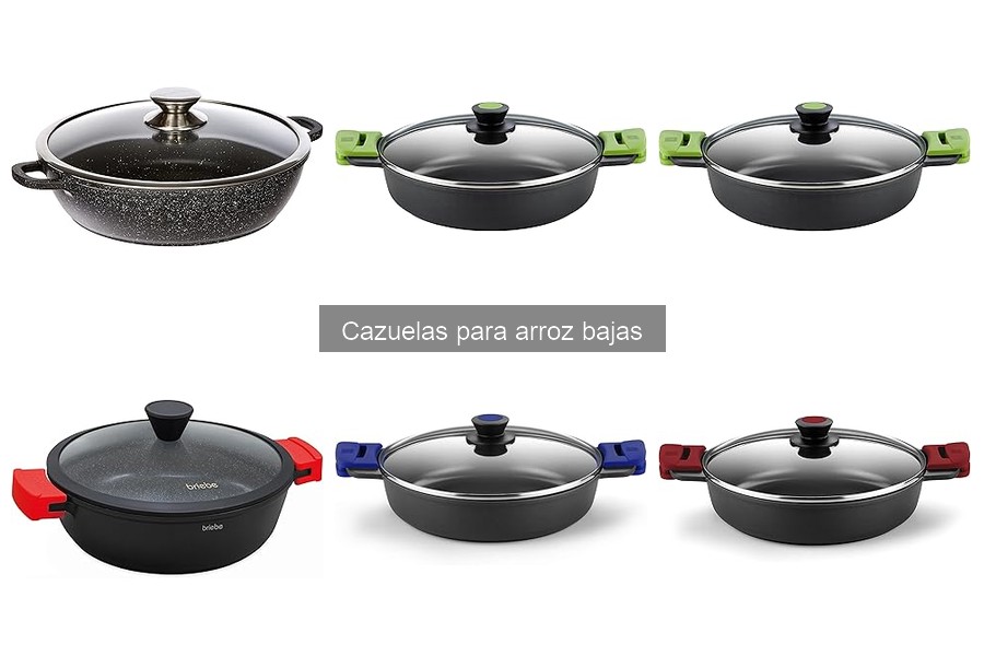 Mejores cazuelas para arroz bajas en 2023: ¡Top 3 opciones!