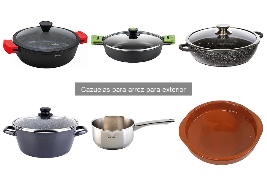 Mejores cazuelas para arroz de exterior: comparativa 2023