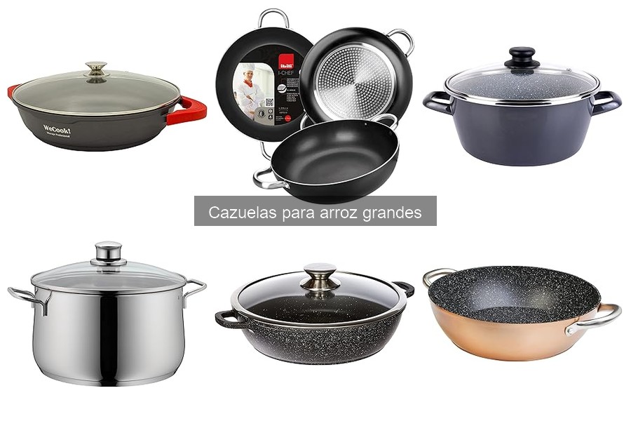 Mejores cazuelas para arroz grandes para cocinar en casa