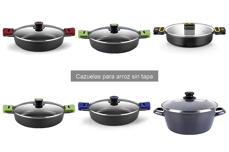 Mejores cazuelas para arroz sin tapa en Amazon