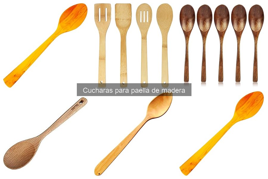 Mejores cucharas de madera para paella: comparativa y análisis