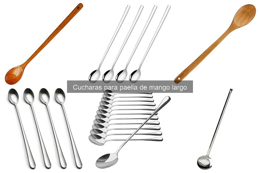 Mejores cucharas de mango largo para paella: guía para principiantes