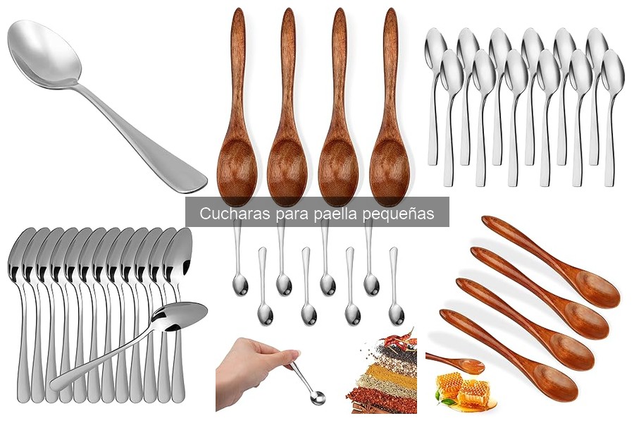 Mejores cucharas para paella pequeñas: comparativa y guía