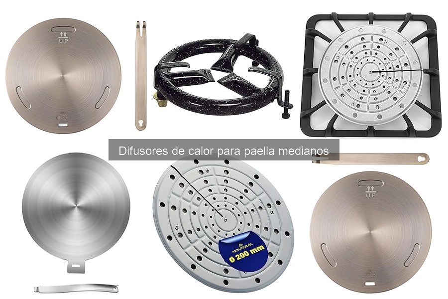 Mejores difusores de calor para paellas medianas en 2023